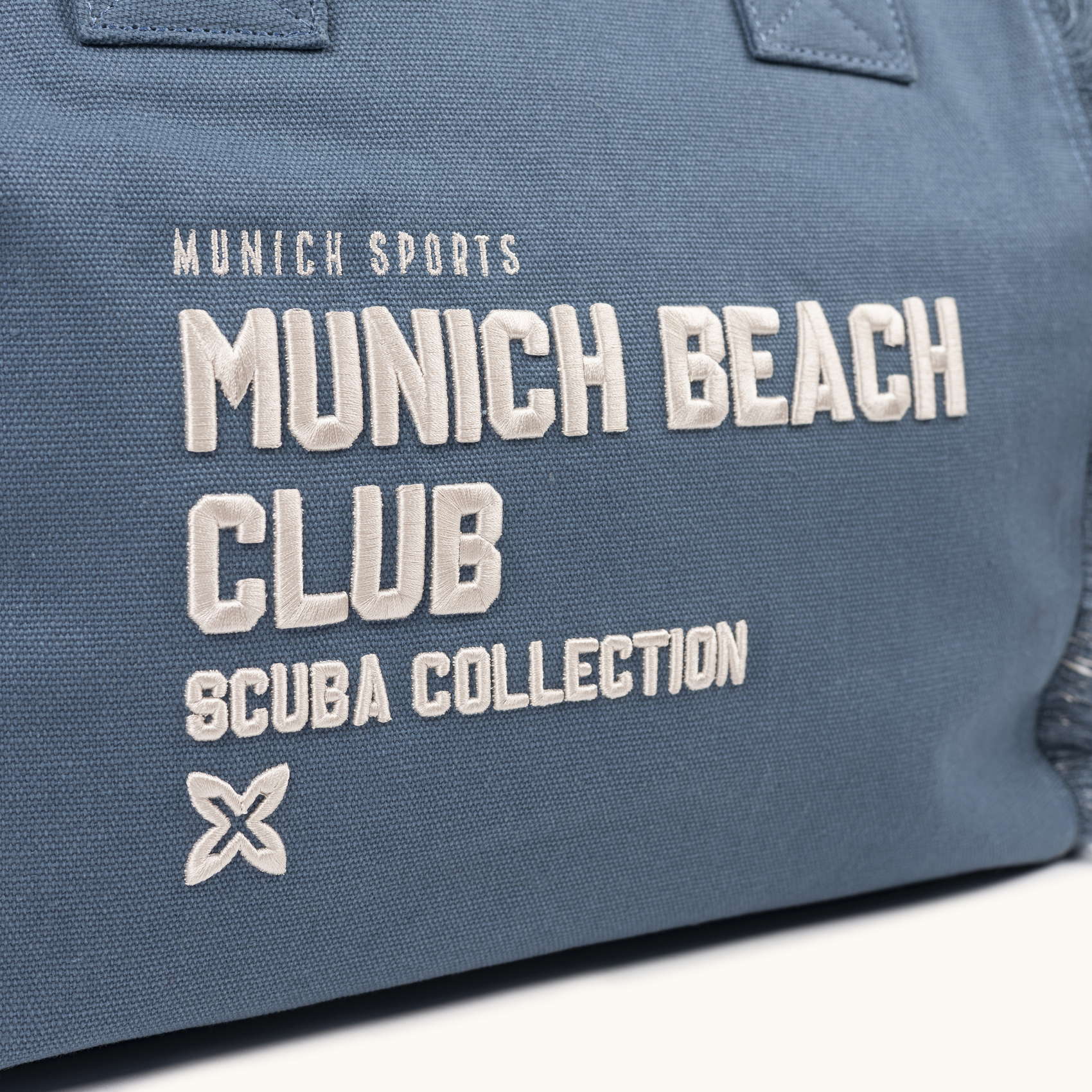 Bolso Shopper Denim de Algodón Reciclado con Flecos SCUBA DENIM SHOPPER