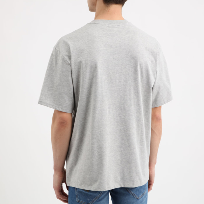 T-shirt - logo brodé - gris