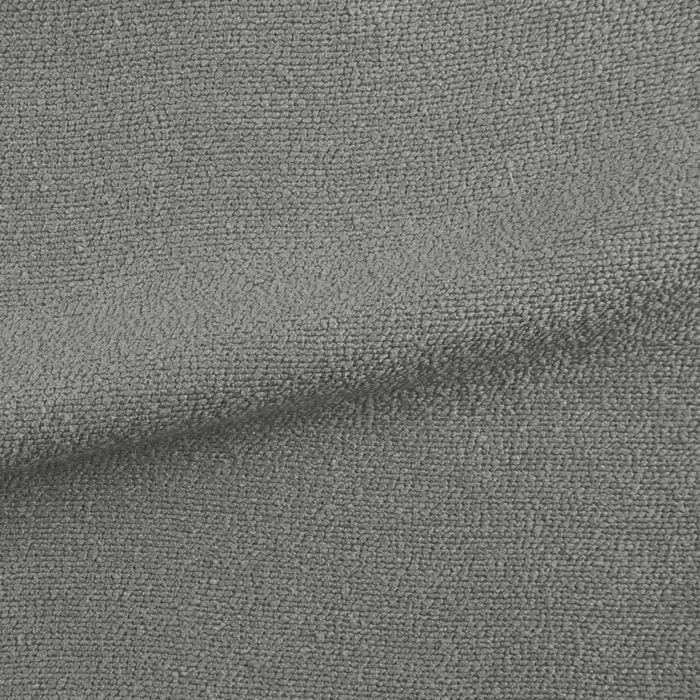 Rideau uni texturé  - Effet bouclé - Gris