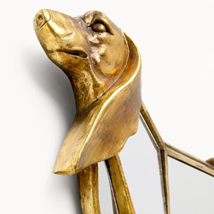 Déco murale miroir chien basset Kare Design