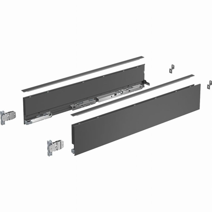 Profil Avantech You L.350 x H.139 mm HETTICH Anthracite set - 9255335