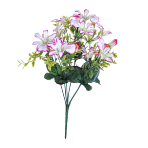 Bouquet Mini Di Orchidee. Altezza 30 Cm - Pezzi 12 - 16X30X16cm - Colore: Verde - Bianchi Dino - Fiori Artificiali