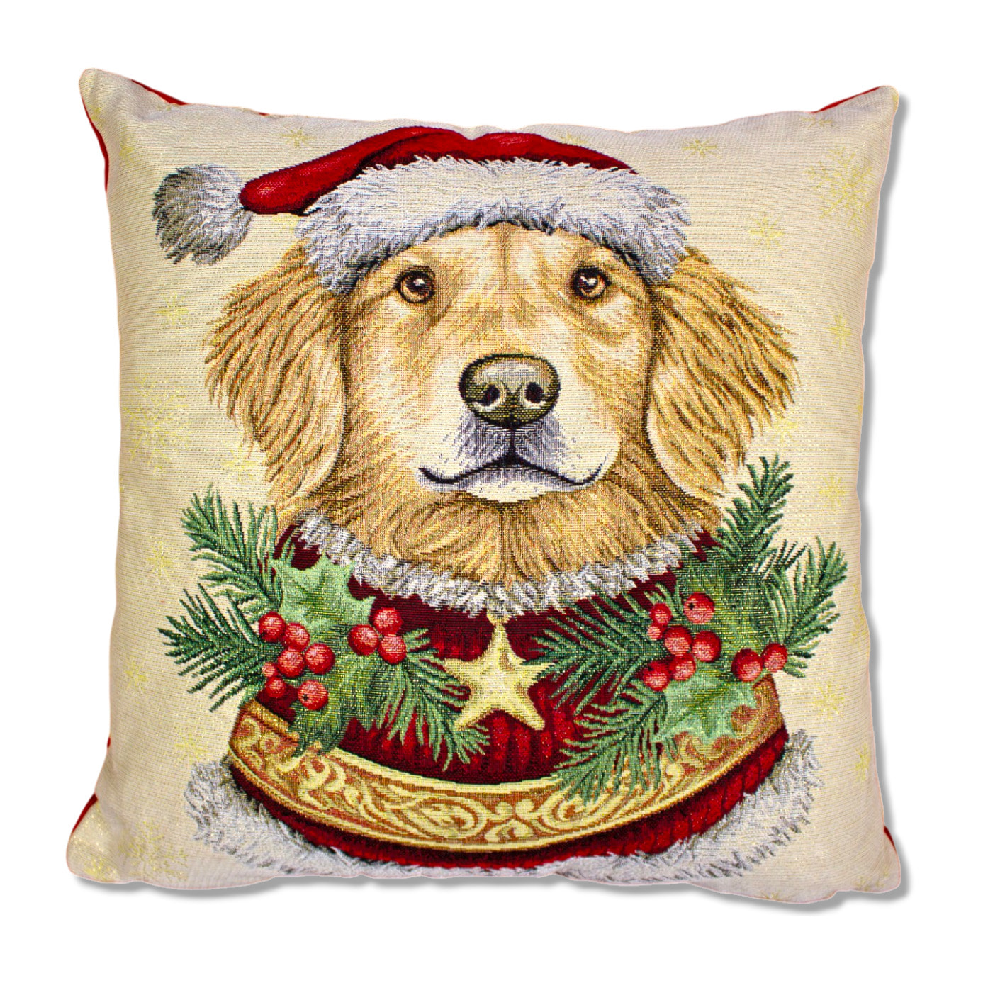 COPPIA CUSCINI ARREDO JACQUARD SFODERABILI 43X43 CM DISEGNO ARGO