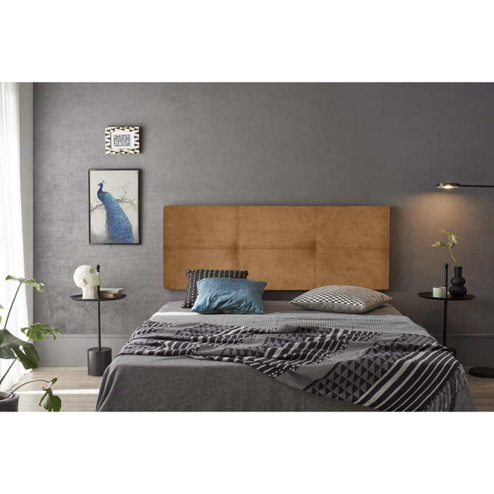 Cabecero Dalia Tela Magnolia Cuero 170
