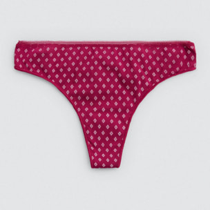 Confezione da 6 infradito in cotone stampato