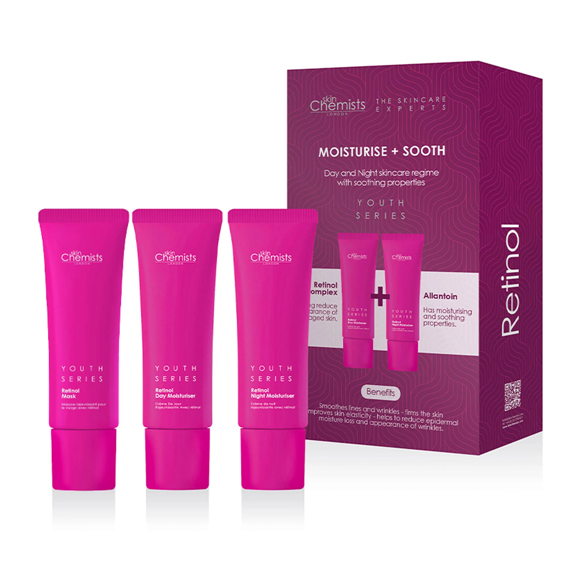 Kit Retinol Hidratante y Calmante + Mascarilla Retinol 50ml gratis