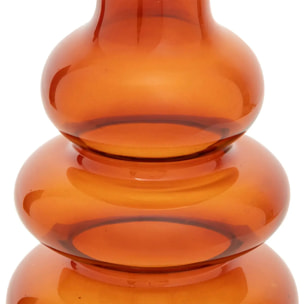 Vase "Clothilde" ambre H22cm