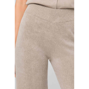 Kocca - Pantaloni da donna in maglia a vita alta e gamba larga Donna