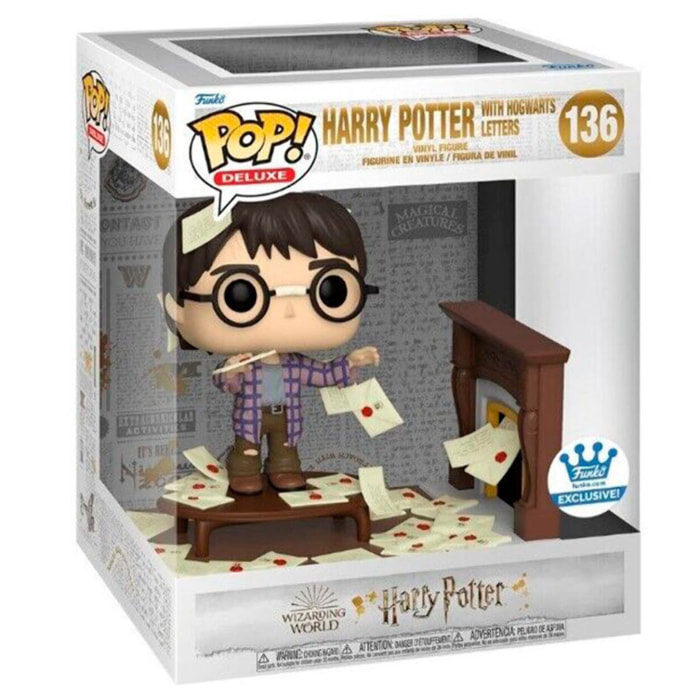 Pop Figura Deluxe Harry Potter Anniversary Harry Potter Con Hogwarts Letters Esclusiva Funko