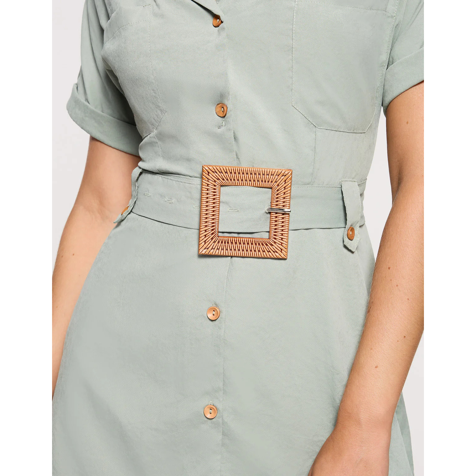 Vestido Corto Caqui Claro - Ilice