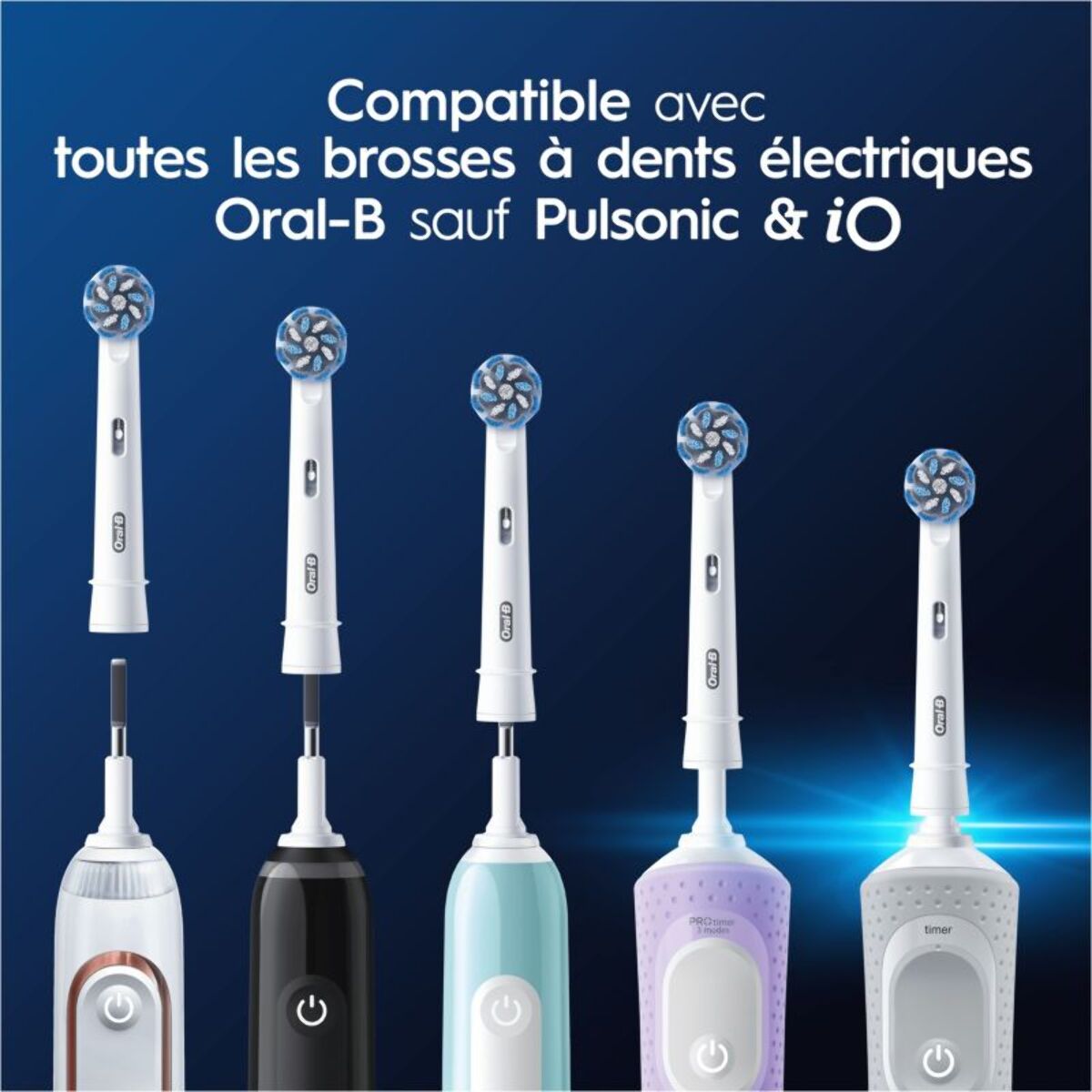 Brossette dentaire ORAL-B Sensitive Clean X-Filaments 8er FFU