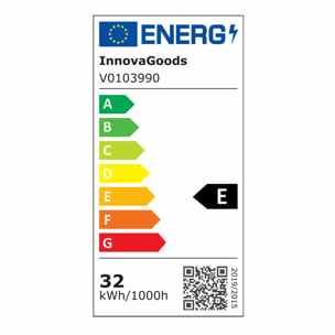 Ventilatore da Soffitto con Luce LED e 4 Pale Retrattili Silteez InnovaGoods Argentato 80 W Ø49-104 cm
