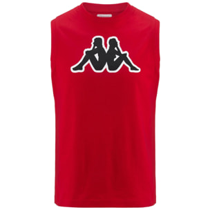 Kappa - T-Shirts & Top Uomo Rosso - Logo Dwal