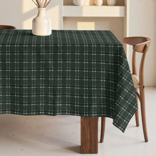 Nappe anti-taches 100% coton Camilo Green