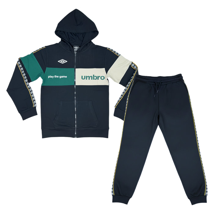 Tuta Ragazzo UMBRO 8 / 16 Anni Cotone Felpato Invernale