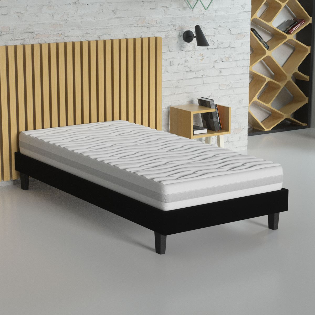 Matelas mousse - coutil déhoussable - 16 cm - CLEAN CONFORT