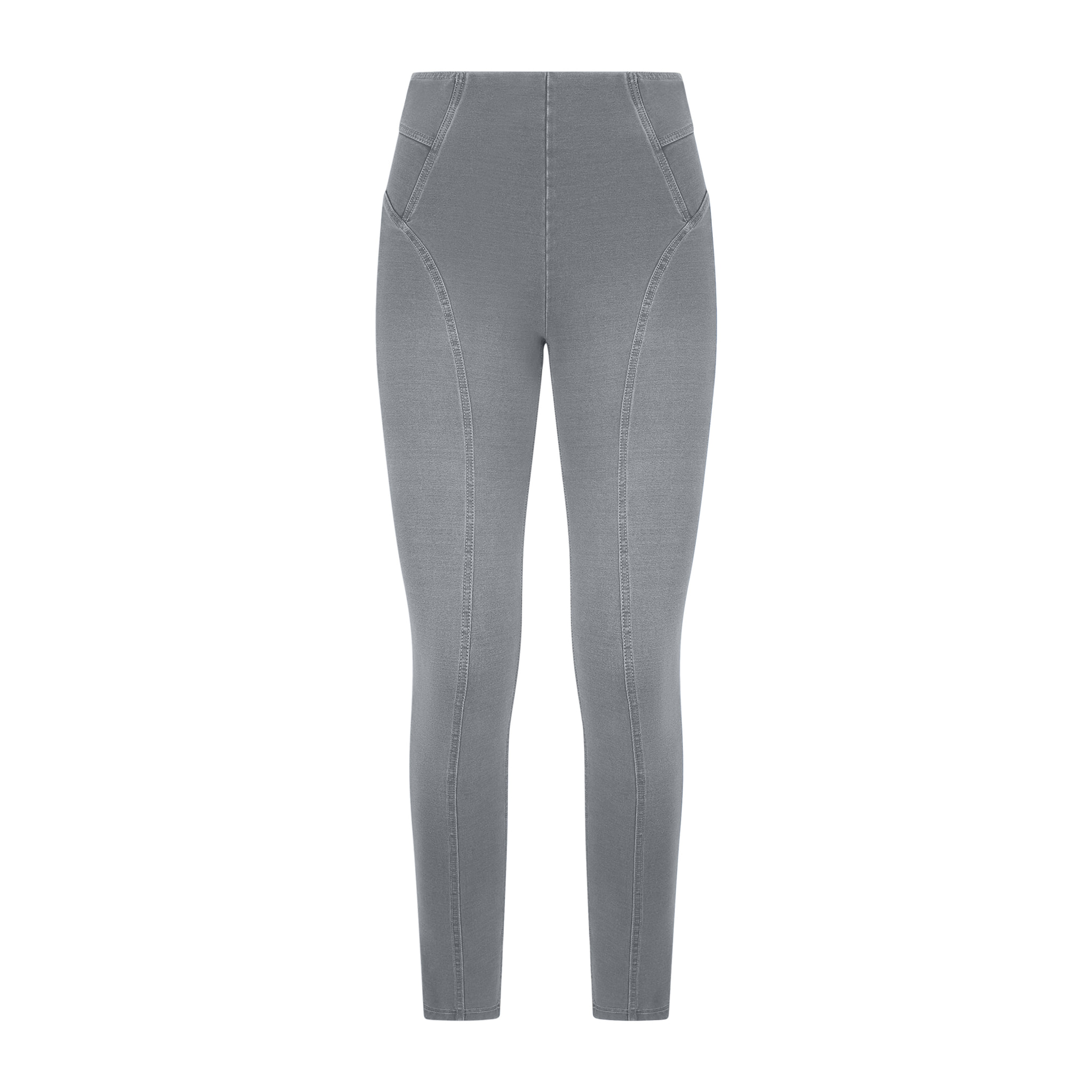 Jeggings N.O.W. skinny vita alta con impunture decorative