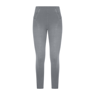 Jeggings N.O.W. skinny vita alta con impunture decorative