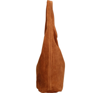 Borsa a mano da donna Made in Italy - Modello Valeria Chic - 100% pelle - 40.0 x 35.0 x 15.0 cm