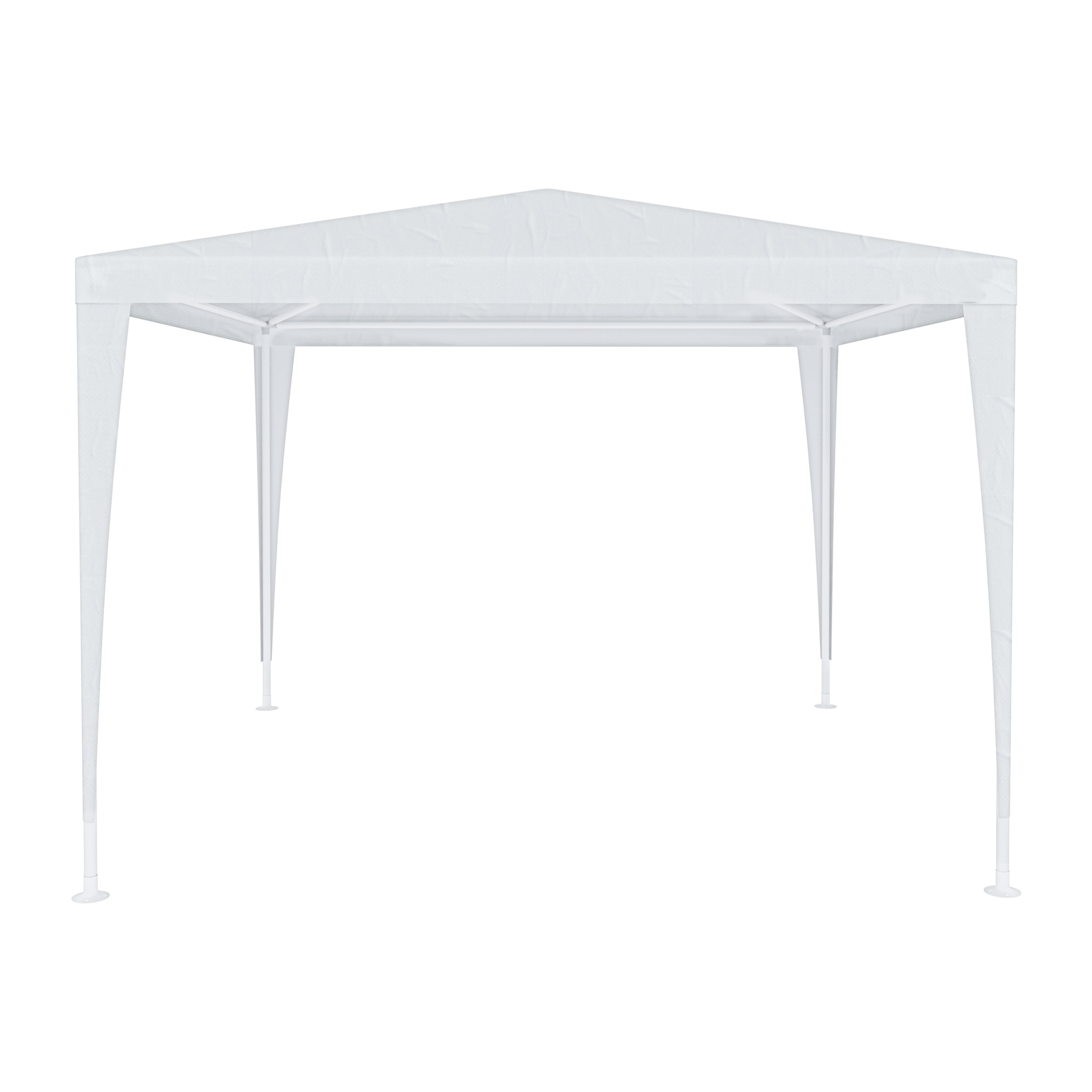 Gazebo 3 x 3 Metri Struttura in Acciaio Copertura In PE 110 gr/m² Impermeabile Idrorepellente Resistente Raggi Solari UV Tenda Ombrellone