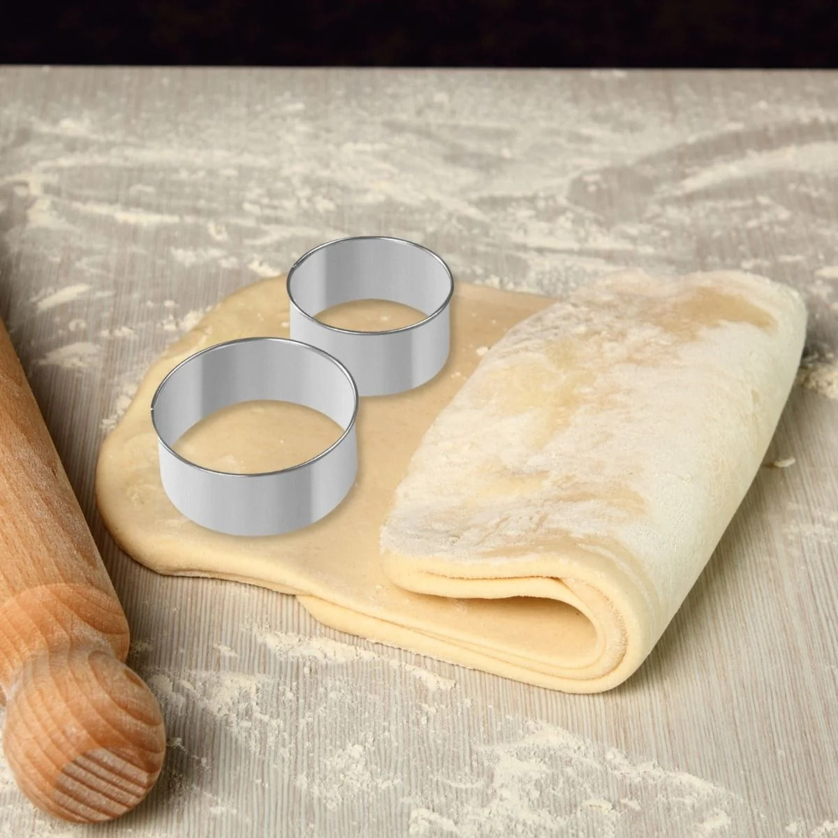 Lot de 2 emporte-pièces ronds pour beignet Zenker Emporte-pièces