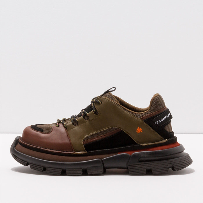 Zapatillas 1650 MULTI LEATHER KAKI-BROWN / ART CORE 1 color Kaki-brown