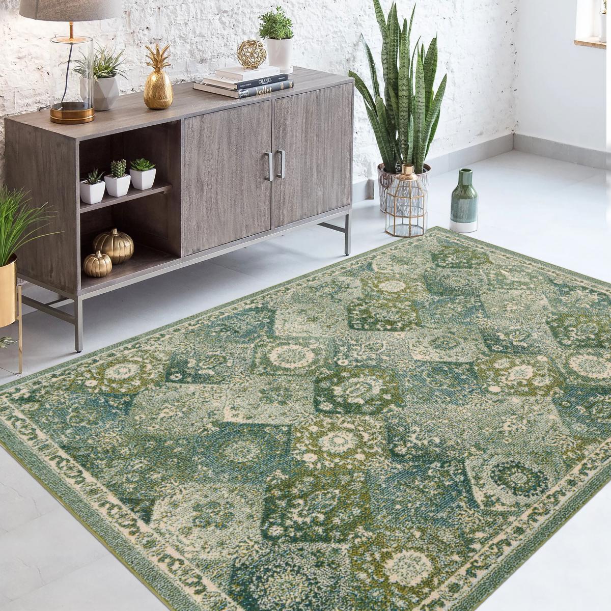 Tapis orient tissé motif traditionnel DUHO