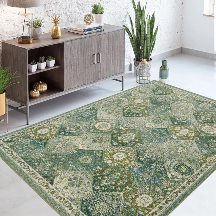 Tapis orient tissé motif traditionnel DUHO