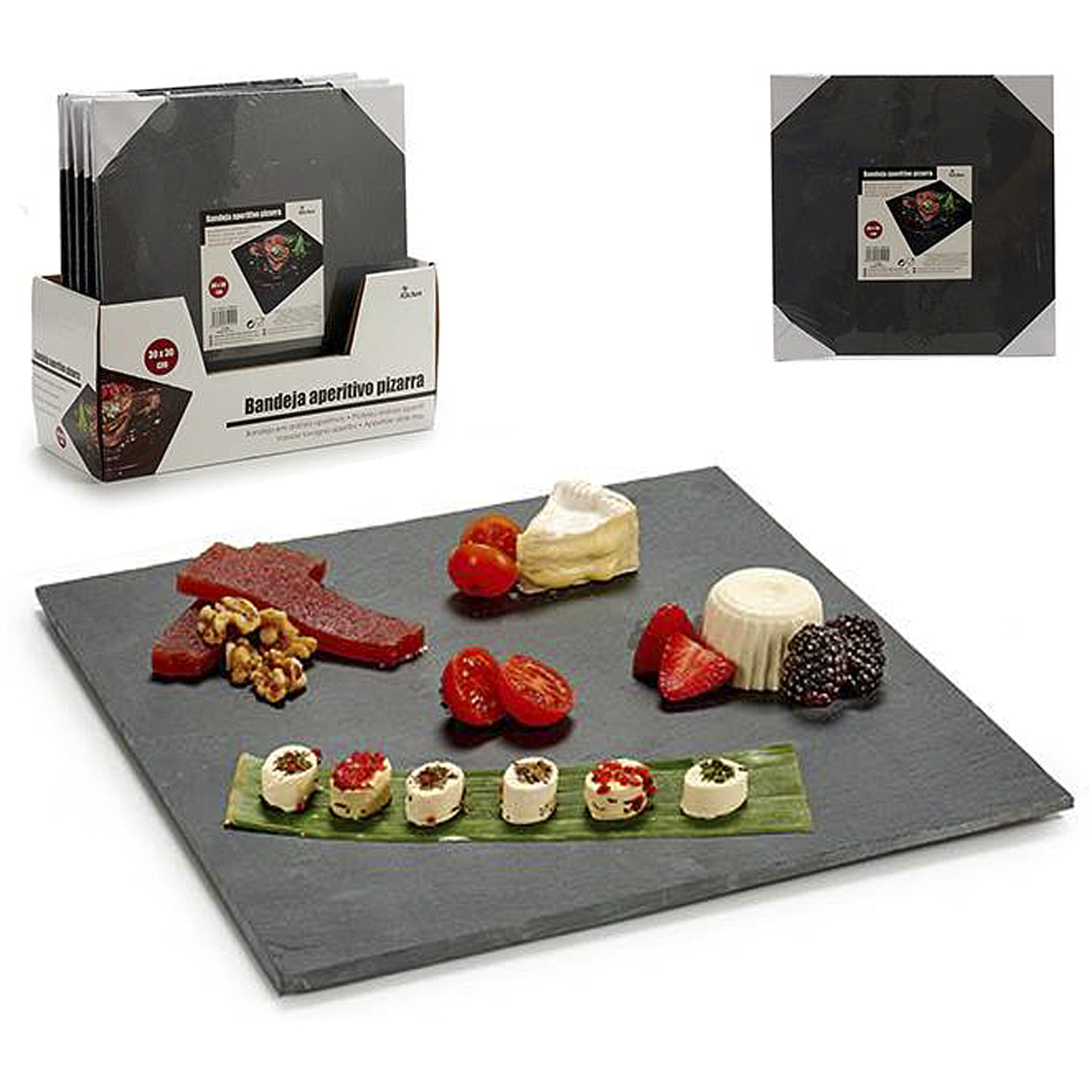 Tagliere aperitivo quadrato 30x30 cm