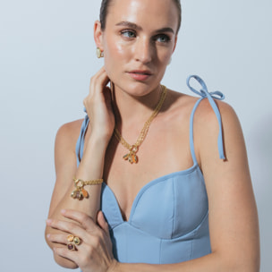 Collar Zalya acabado oro amarillo 18k
