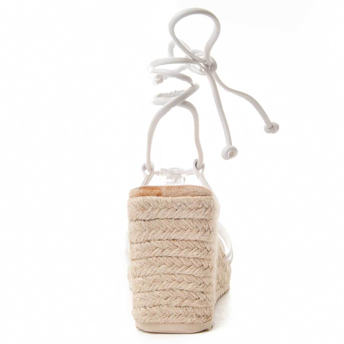 Sandalias de Cuña - Blanco - Altura: 9 cm