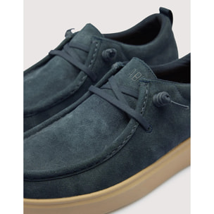 Mocasín Casual Piel Azul Marino - Toogier