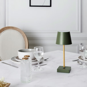 Lampe Led De Table Tactile Vert