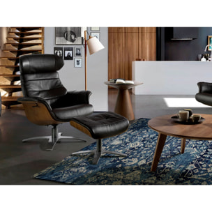 Sillón Angel Cerda de piel de vacuno 79x84x100cm