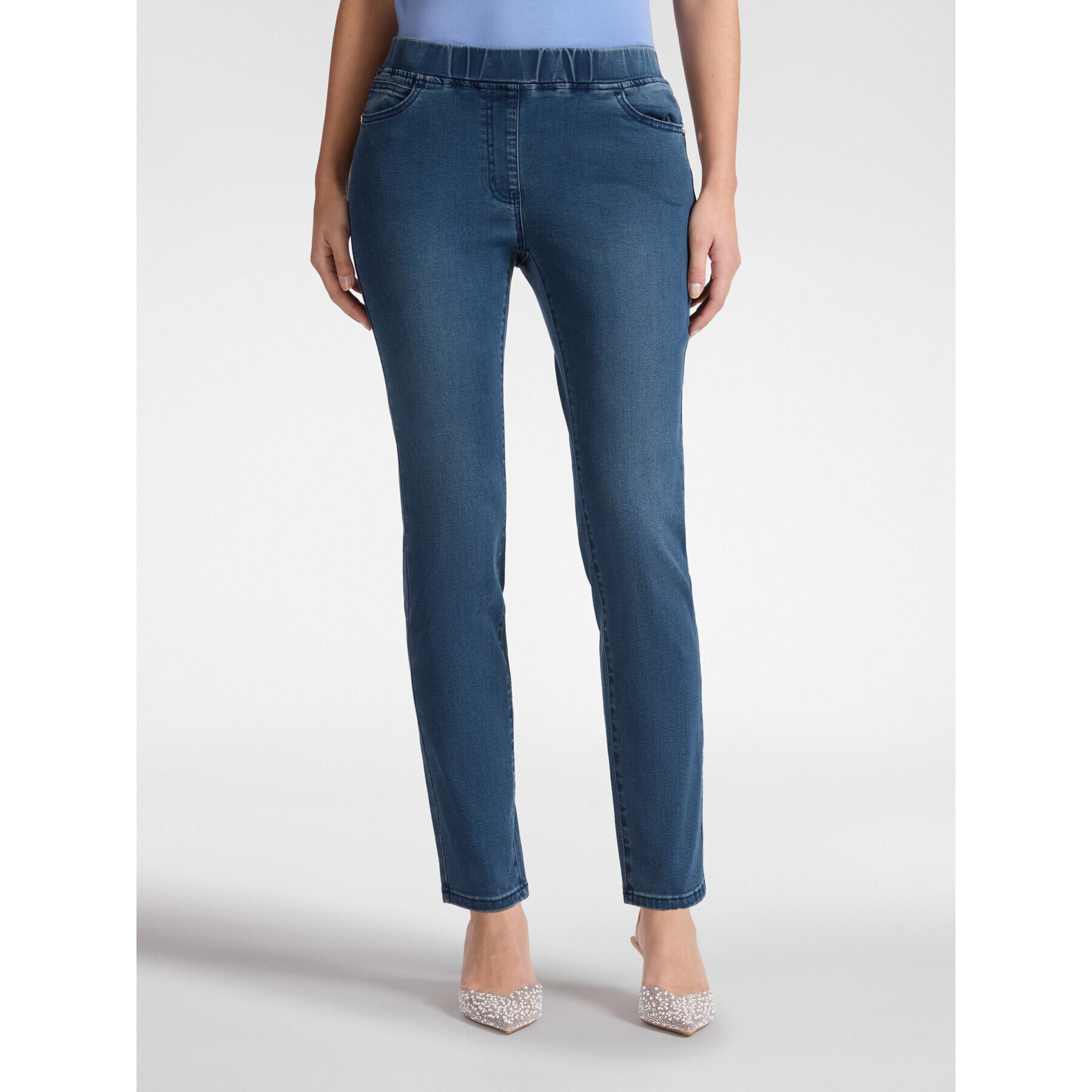 Elena Mirò - Jeggings - Blu