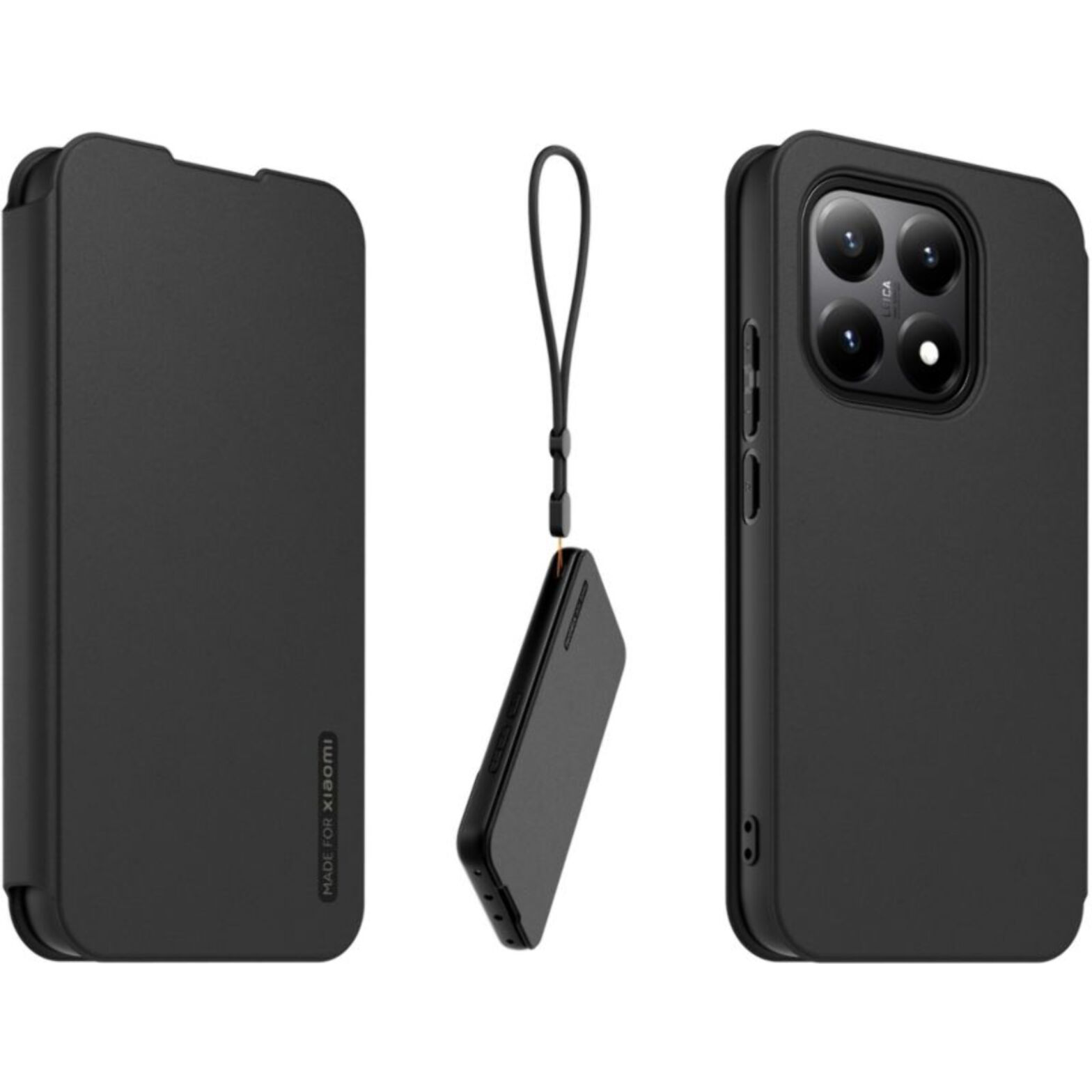 Etui avec cordon MADE FOR XIAOMI Xiaomi 15T premium Noir