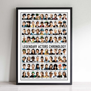 Affiche - Legendary actors chronology - Olivier Bourdereau