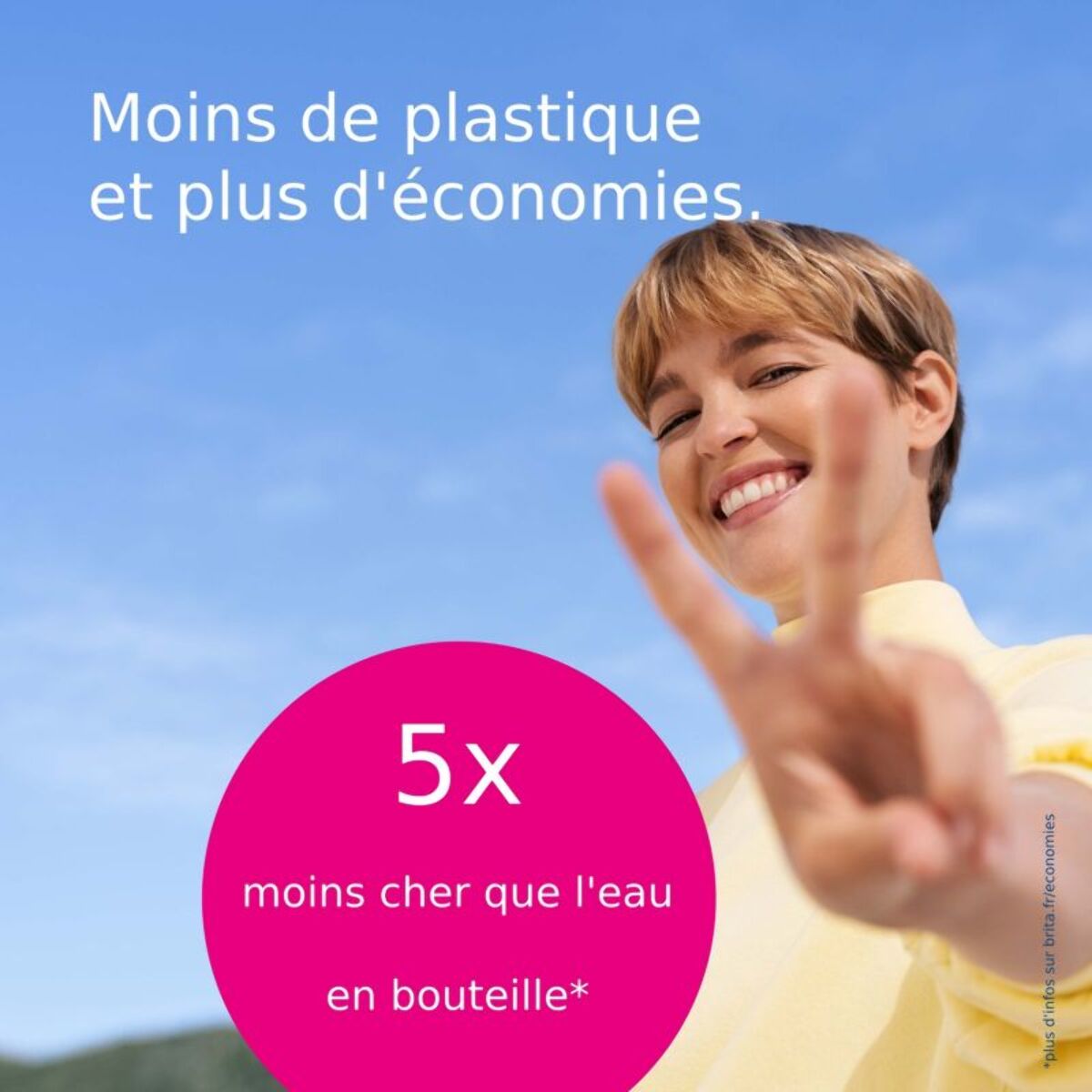 Carafe filtrante BRITA flow basic blue