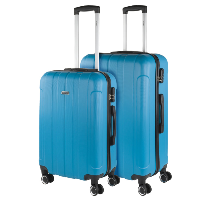 Juego De Maletas Rígidas Abs Itaca Havel Turquesa