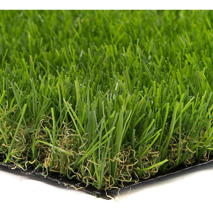 Prato Sintetico Manto Erboso Erba Finta Realistica Giardino 4 Sfumature di Colore Tappeto Erboso Sintetico Anti UV Atossico Drenante 40mm 2x15mt 30mq