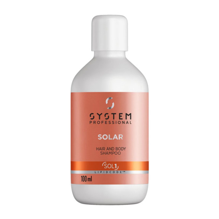 SYSTEM PROFESSIONAL Solar Hair & Body Shampoo Reidratazione Estiva 100ml