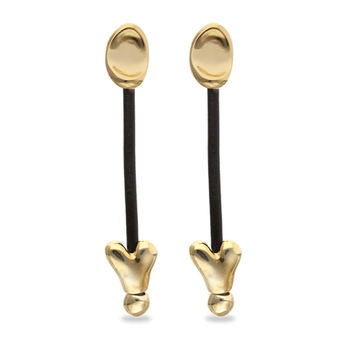 Pendiente PÁLPITO DORADO U