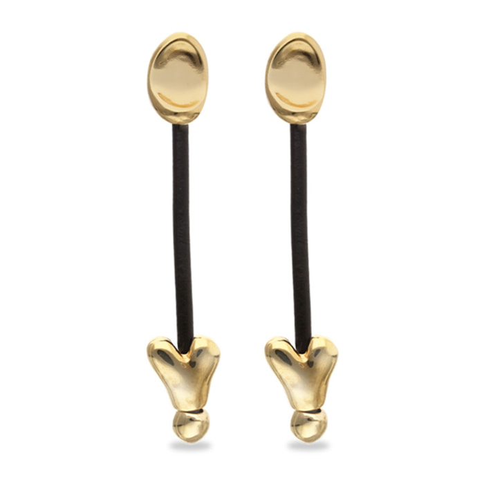 Pendiente PÁLPITO DORADO U