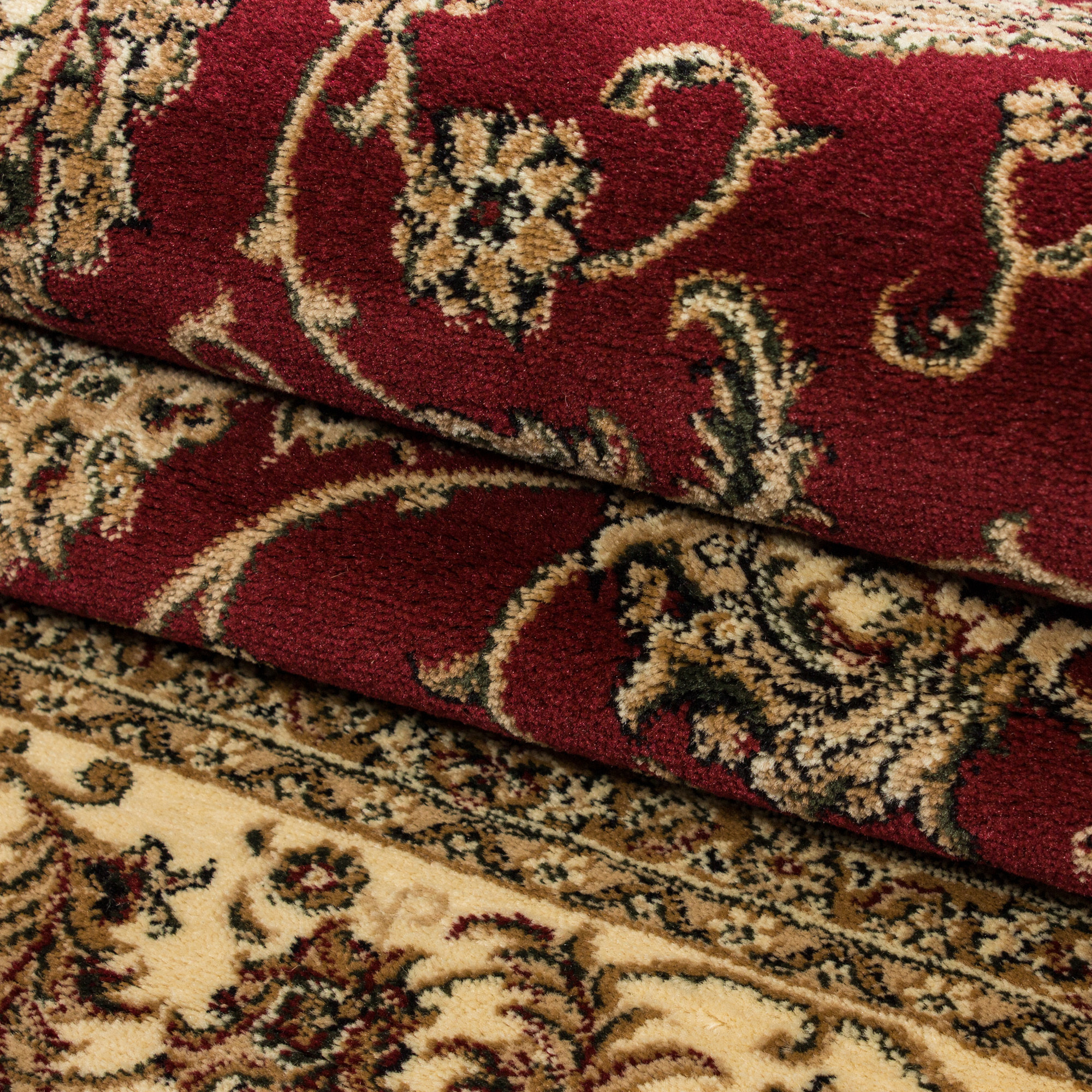 MARRAKESH - Tapis classique à motif rouge - MAR0210ROU