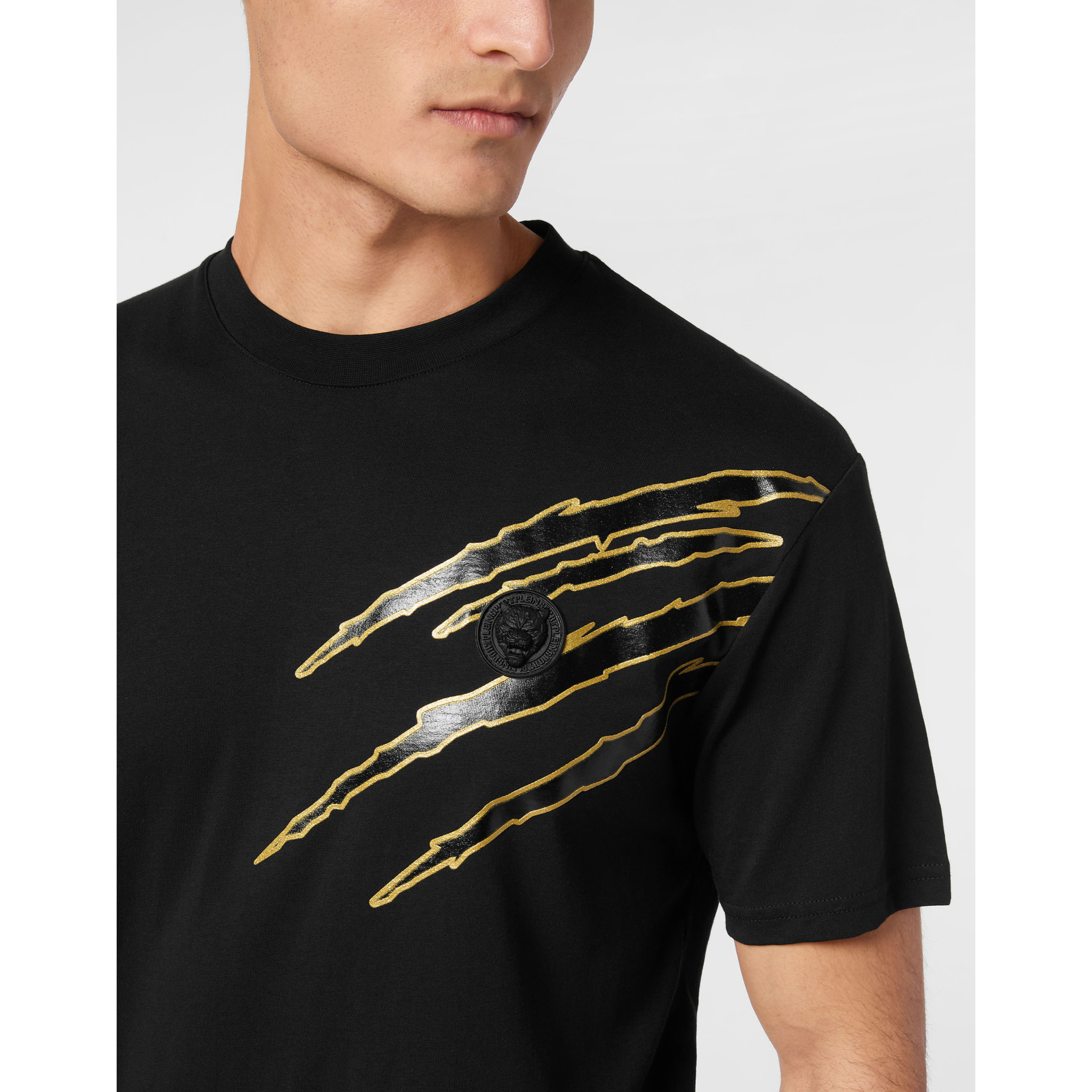 PLEIN SPORT Camiseta Cuello Redondo SCRATCH