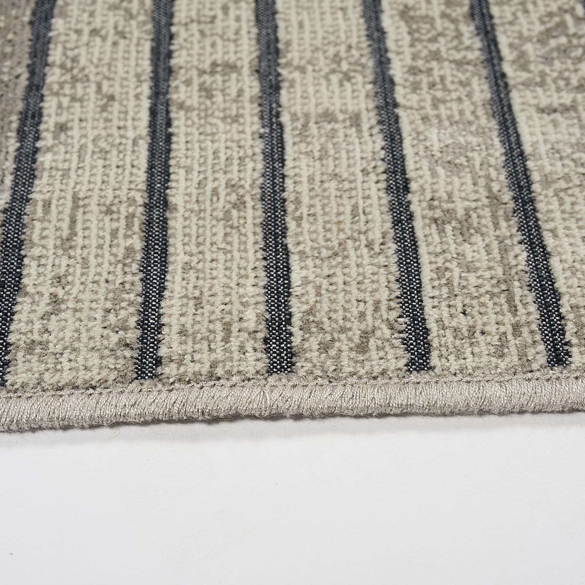 Tapis fin Sabe en viscose, fabriqué en Belgique