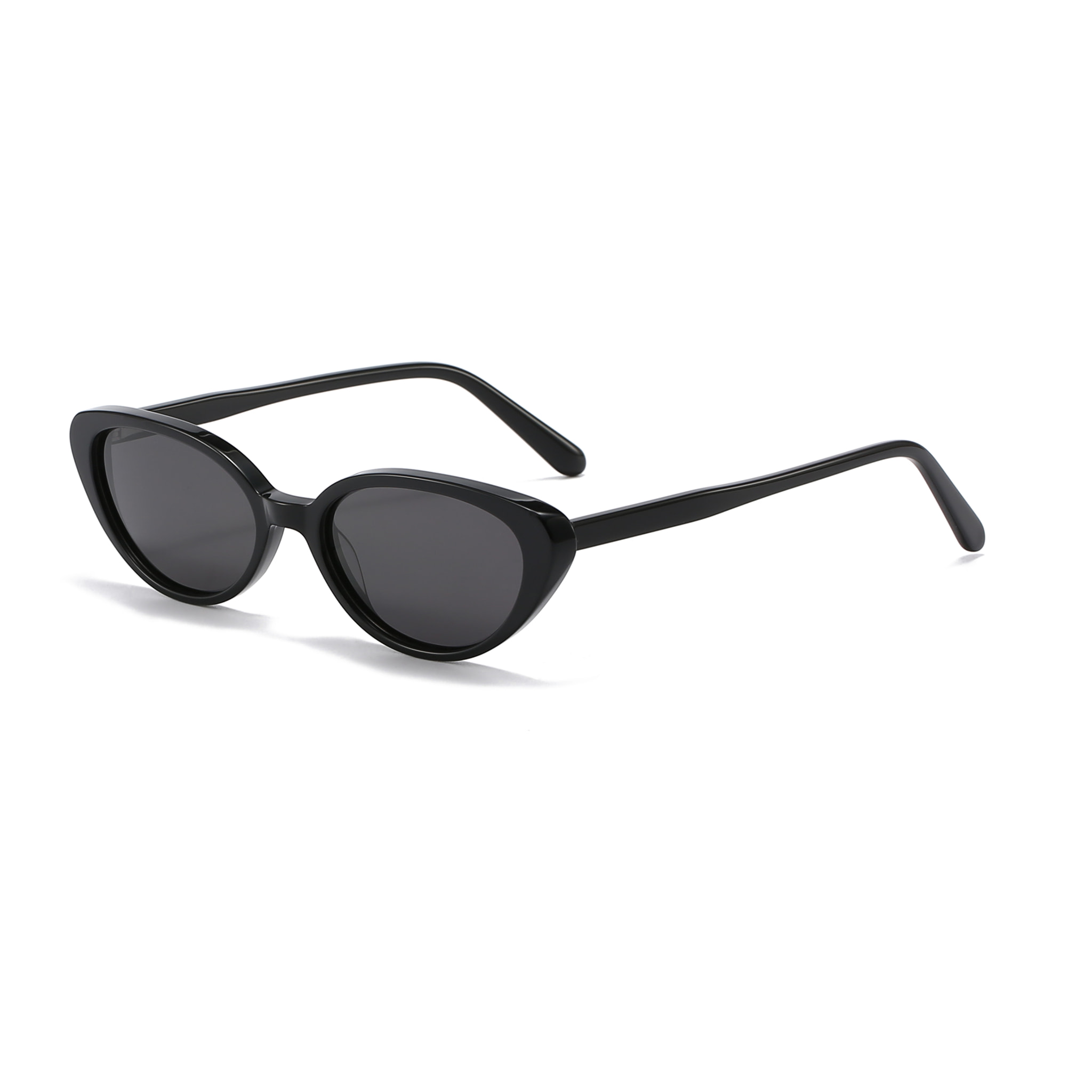 Gafas de sol OCEAN LA PLAGE PALOMBAGGIA - Negro brillante / Ahumada