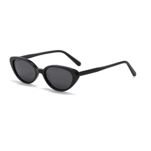 Gafas de sol OCEAN LA PLAGE PALOMBAGGIA - Negro brillante / Ahumada
