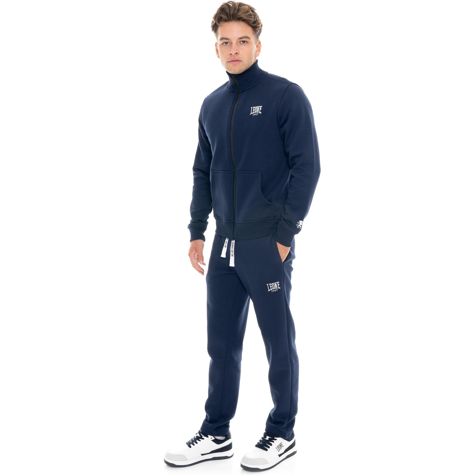 Tuta invernale uomo collo alto e zip, logo piccolo Leone 1947 Soft Basic