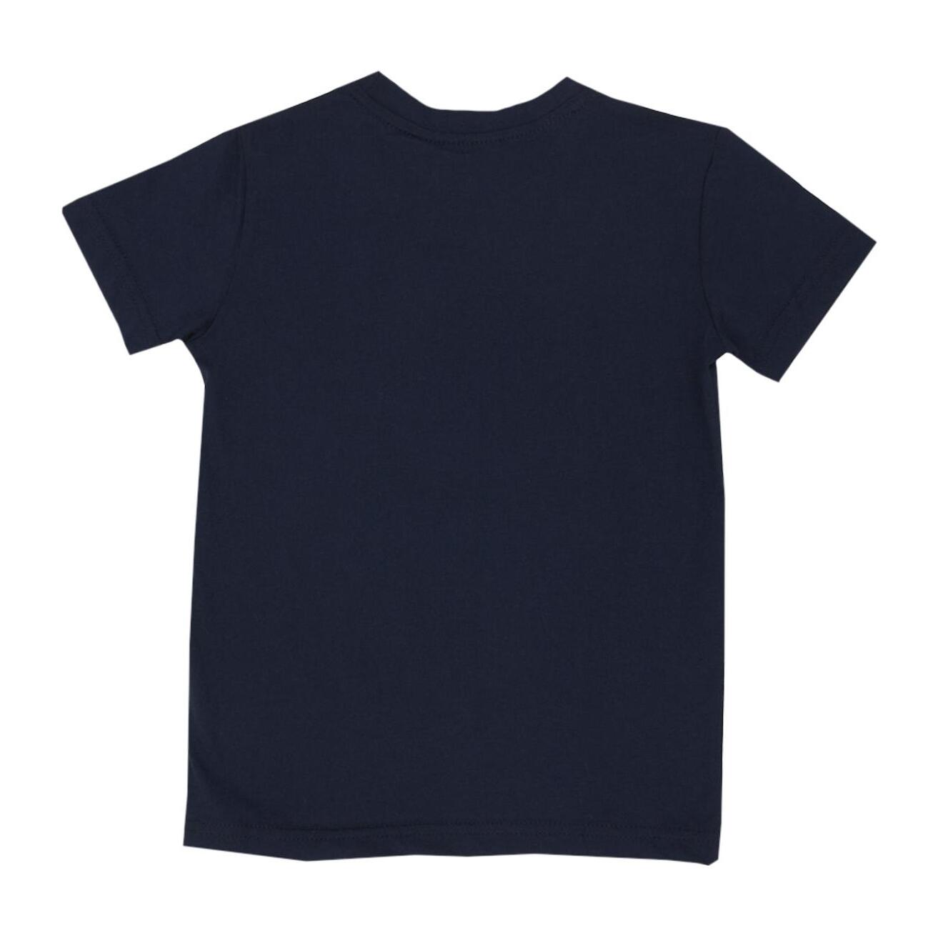Camiseta básica de manga corta para niño con logo pequeño